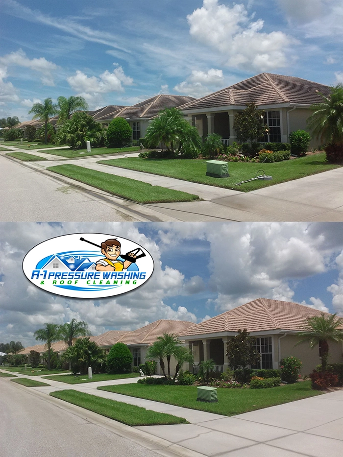Community Tile Roof Cleaning | A-1 Pressure Washing & Roof Cleaning | 941-815-8454 